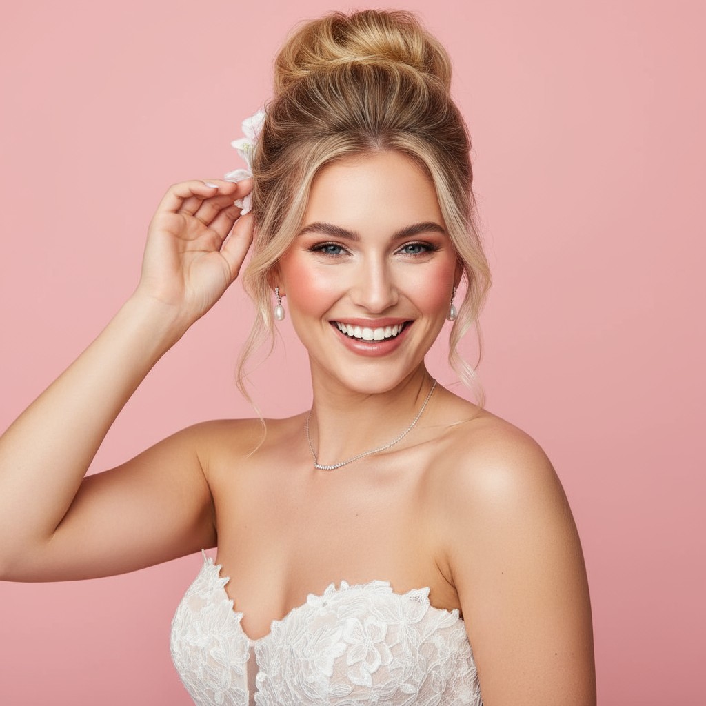 Wedding High Bun Ideas